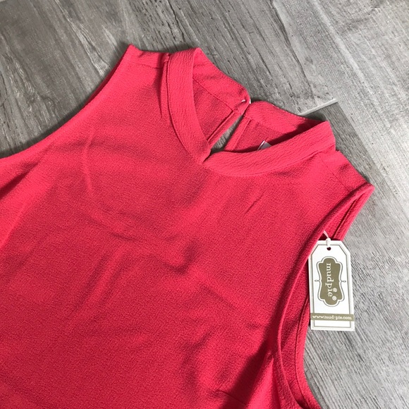 MUD PIE Women’s Britain Scalloped Shift Dress NWT - Picture 6 of 6